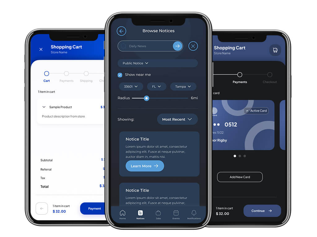 Mobile app development